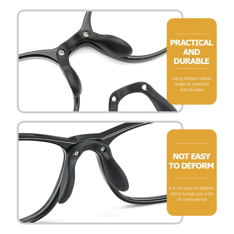 3pcs eyewear nose pad Eyeglasses Saddle Bridge Nose Glasses Nose Pads