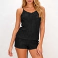 thumbnail image 2 of CHUMUD Two Piece Sets for Women Summer Outfits Lounge Sets Sleeveless Spaghetti Strap Cami V Neck Ribbed Tank Tops Shorts Casual, 2 of 6