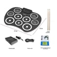 thumbnail image 2 of Electronic Drum Set Hand-Rolled Drum 9-Pad MIDI Interface, 2 of 5