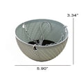 thumbnail image 3 of Danhjin Hanging Planters for Outdoor Plants, Large Hanging Basket with Chain for Garden Patio Balcony Decor, Sturdy Plant Pots and Containers for Indoor Outdoor Use, Hanging Flower Pots 5.91x3.35in, 3 of 5