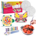 thumbnail image 1 of Paint Your Own Stepping Stones Weilim, paquete de 5 unidades, para niños de 3 a 12 años, 1 of 6