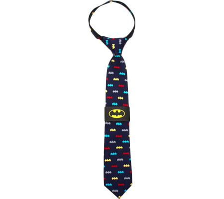 Toddler/Little Kid/Big Kid Mens Classic Batman Multicolor Silk Tie Cufflinks Inc 