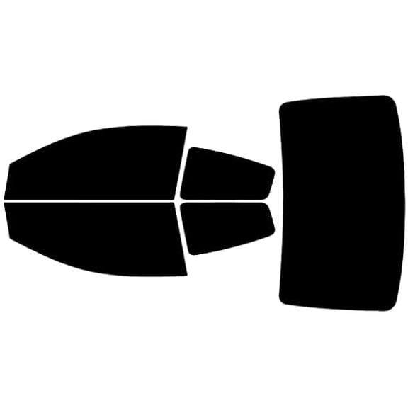 Rvinyl Window Tint Kit Compatible with Saturn Ion 2003-2007 (Coupe) - Complete Precut Kit - 5%