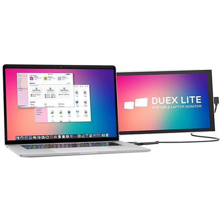 UPC: 0850001446341 | Mobile Pixels DUEX Lite Set Sail Blue 12.5  Portable Double Monitor 300 nits (adjustable)