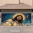 thumbnail image 5 of Bannière de Noël Festive pour Garage de Chevaux de Noël avec Couleurs Vives Design Festif Parfait pour les Amateurs de Voitures Garages à Domicile Matériau Durable Facile à Accrocher, 5 of 5