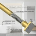 thumbnail image 4 of Tension Shower Curtain Rod - es Shower Rod Tension Mounted No Drill Shower Curtain Rods Spring Tension Rod Adjustable Tension Curtain Rod for Windows Bathroom, 4 of 6