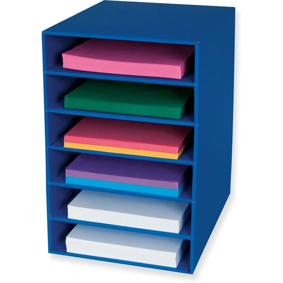 Blue 6-Shelf Organizer
