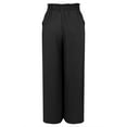 thumbnail image 4 of IDALL Wide Leg Pants Woman Lounge Pants Women Womens Casual Long Pant High Waist Loose Fit Casual Trousers Baggy Pants Womens Pants Black L, 4 of 8