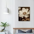 thumbnail image 3 of PRATYUS Canvas Wall Art Picture 16x20in for Living Room Bedroom Fall Decor White Flowers 16x20in, 3 of 3
