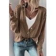 thumbnail image 2 of Chic and Versatile Long Sleeve Cardigan - Dark Khaki - [ZhiHiMeRi] | (US 12-14)L, 2 of 8