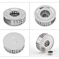 thumbnail image 2 of Teapot Warmer, Brushed Stainless Steel Tea Warmer with Tealight Holder, Silver, 2 of 4