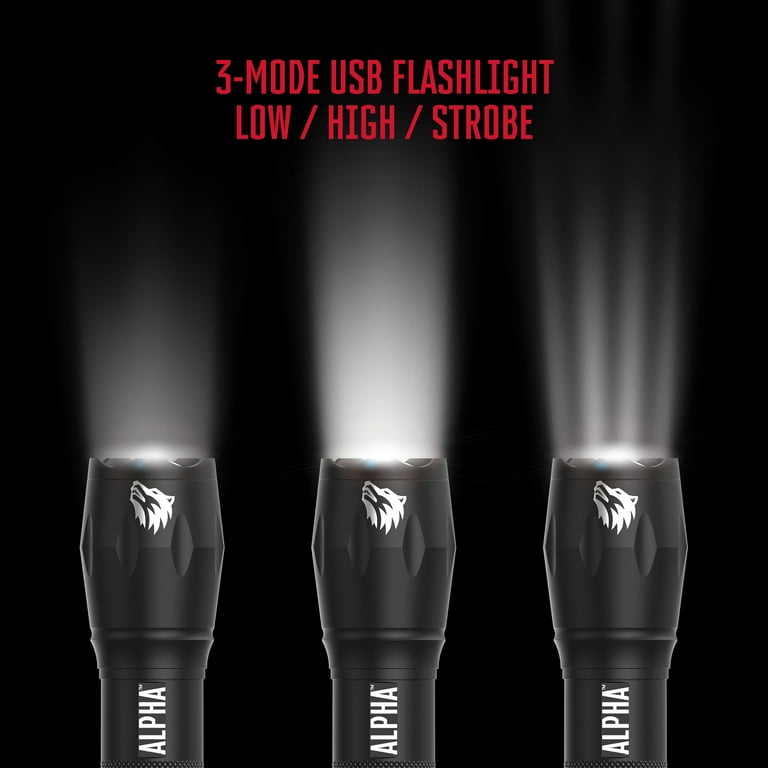alpha rechargeable flashlight walmart Alpha Pocket Flashlight And Power Bank by Tzumi