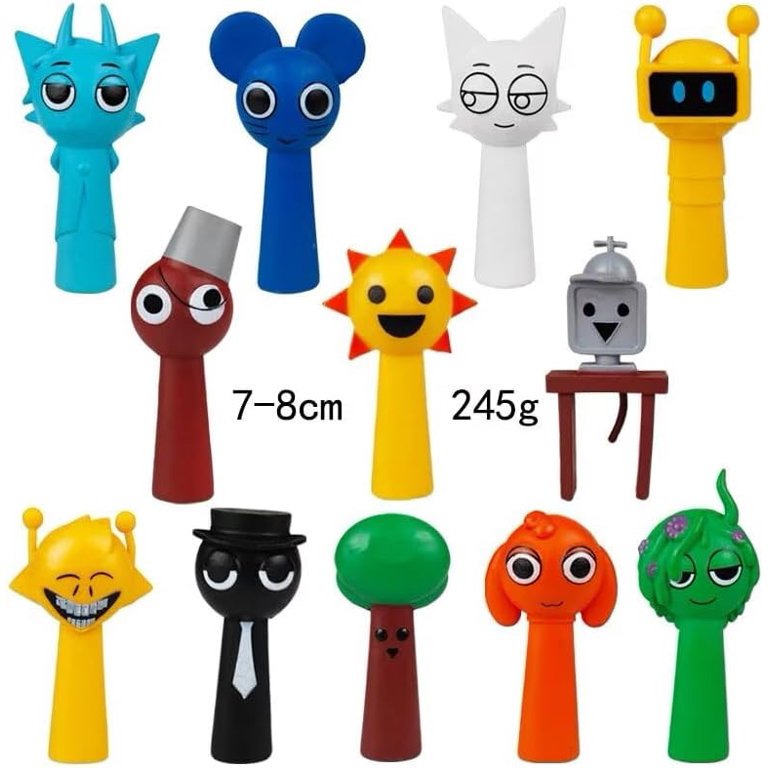 Sprunki Toys - Sprunki Action Figures, Sprunki Game,Owakcx