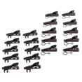 thumbnail image 1 of 20Pack Clip De Metal, 5 / 16inch Dia Lapel / clip de solapa Microphone Tie Clip Black Para Sistema De Micrófono clip de solapa Inalámbrico 8mm mm CUTICAT Clip de solapa de micrófono, 1 of 8