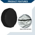 thumbnail image 4 of Unique Bargains Tire Cover Tire Totes / Tire Totes for Car / Durable 420D Oxford Fabric 77cm Width 85cm Height Fits Tires Tire Diameters 27" to 30" / 1 Pc Black, 4 of 7