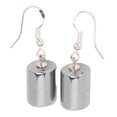 thumbnail image 1 of Pendientes de terahercios, pendientes de terahercios, pendientes cilíndricos para ansiedad, pendientes cilíndricos para mujer, mayor durabilidad, 1 of 14