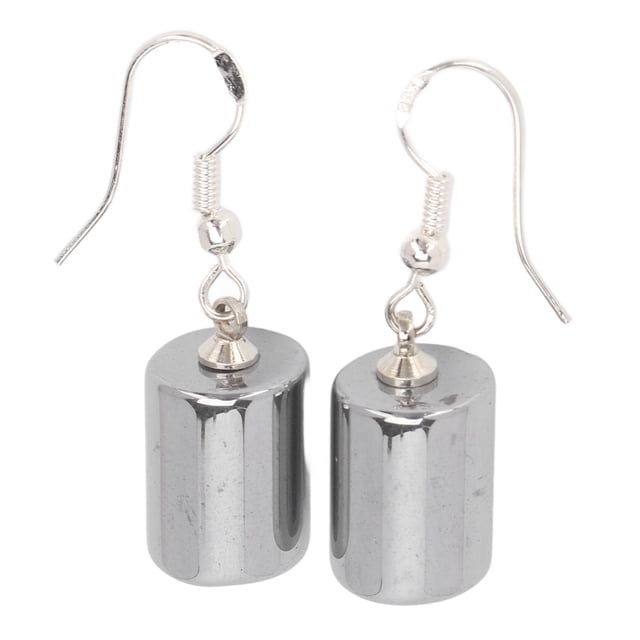 Pendientes de terahercios, pendientes de terahercios, pendientes cilíndricos para ansiedad, pendientes cilíndricos para mujer, mayor durabilidad