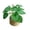 C, variant on Artificial Potted Plant,Weather Resistant Fake Plant in Woven Basket Faux Greenery Decor for Home Tabletop Living Room Office Shelf