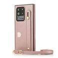 thumbnail image 5 of Dteck Case For Samsung Galaxy S20 Ultra(6.9 inches),Luxury PU Leather Adjustable Strap Shockproof Rubber Protective Back Phone Kickstand Hybrid Cover,Rosegold, 5 of 6