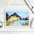thumbnail image 4 of Elenxs 10" Android 6.0 Tablet, Octa Core Processor, 4GB Memory, 64GB Storage, 8 Cores Dual Cameras 5.0MP 1280*800 IPS, White, 4 of 7