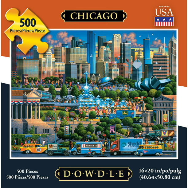 V.I.P. Dowdle - Chicago - 500 Piece Jigsaw Puzzle