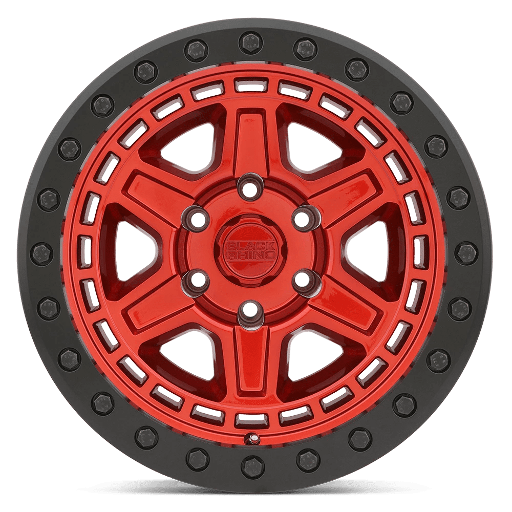 Rino♡ Black Rhino Reno 17X9 5X114.3 -18Et 87.1Cb Candy Red W