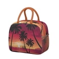 thumbnail image 1 of Sac à Lunch de Plage Hawaiian Sunset – Palmiers Tropicaux et Design Boho Vibrant, Sac Isotherme Réutilisable pour l'Extérieur, 1 of 6