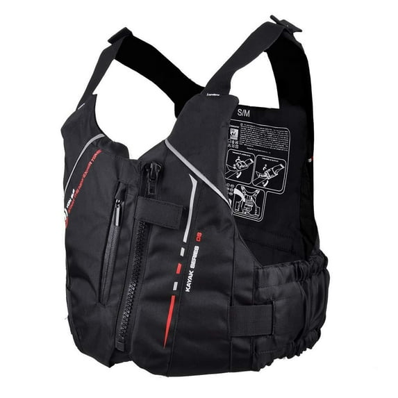 Zeraty Life Jacket for Adult,Float Buoyancy Aid Swim Vest for Swimming, Snorkeling, Kayaking Sailing,Black