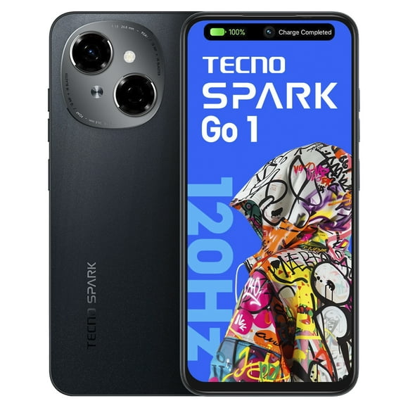 Smartphone Tecno Spark Go 1 Dual Sim 128GB Startrail Black 4GB RAM