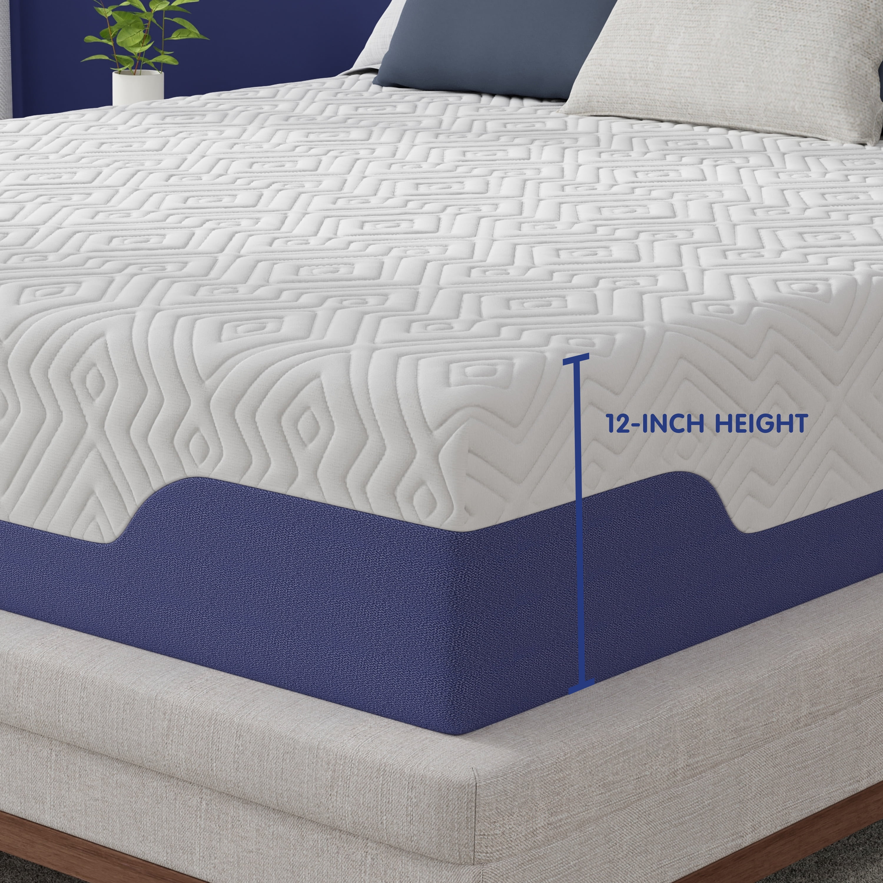 Vibe Supreme 12” Full Size Hybrid Mattress with BioCool Technology