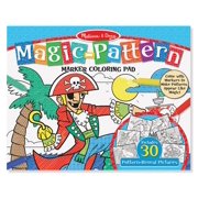 Melissa & Doug Magic-Pattern Marker Kids' Coloring Pad - Pirates, Sports, Castles, and More