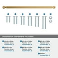 thumbnail image 4 of Amerock Cowrie 18 inch (457mm) Center-to-Center Champagne Bronze Appliance Pull, 4 of 6