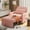 Elegant Pink, variant on Convertible Sleeper Chair Bed, Linen Sofa Bed with Pillow for Small Space, Single Recliner Daybed with Adjustable Backrest, Pink