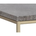 thumbnail image 4 of Sunpan Arden 23.5" Modern Marble End Table with Gold Iron Frame in Gray, 4 of 10