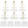 thumbnail image 2 of Juego de soportes para tartas NWK, paquete de 10 unidades de dos y tres niveles, 2 of 5