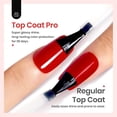 thumbnail image 4 of Gel Top Coat Beetles, extra brillante, 15 ml, para esmalte de uñas en gel, 4 of 7