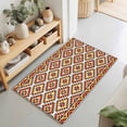 thumbnail image 2 of Entryway Rug 2'x3', Boho Kitchen Runner Rugs Non-Slip Carpet Mats, Abstract Geometric Ethnic Bohemia Textured Bedside Rugs Runners Washable Floor Carpet for Bathroom Laundry Room, 2 of 8