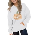 thumbnail image 2 of Cowsor Trendy Hoodies for Teen Girls Casual Graphic Hooded Sweatshirt Long Sleeve Oversized Pullover Tops Winter Clothes, 2 of 4