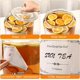 thumbnail image 4 of Dispensador de bebidas de 1,6 galones - Dispensadores de bebidas de vidrio para fiestas - Dispensador de bebidas con soporte, grifo de acero inoxidable 18/8 - Tarro de vidrio Sun Tea para exteriores,, 4 of 8