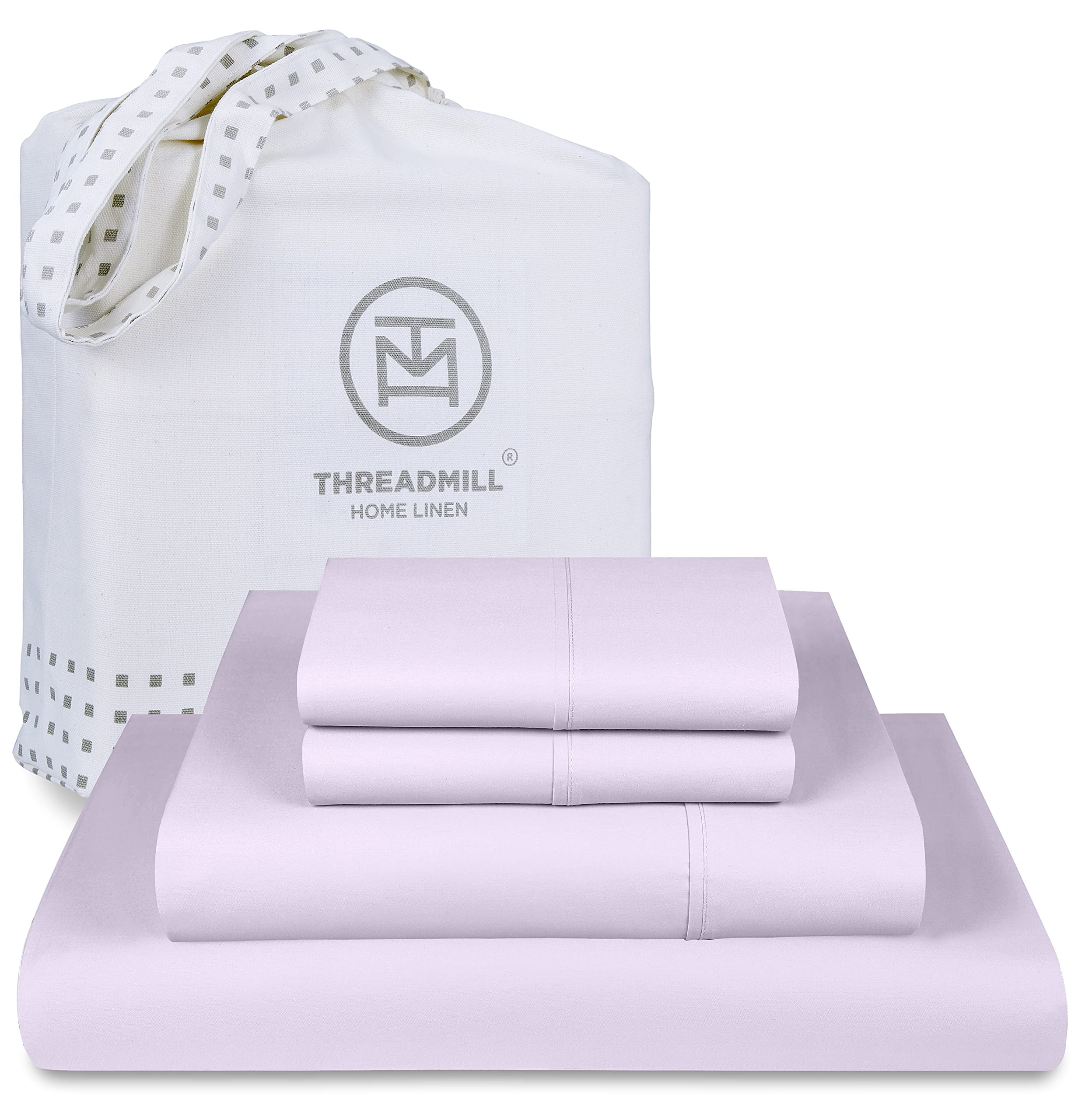 Threadmill Cotton Queen Sheet Set 100 Cotton Sheets for Queen Size
