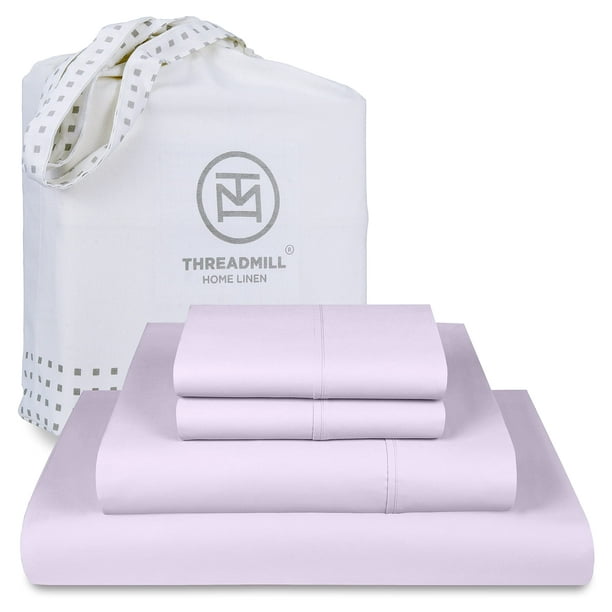 Threadmill Cotton Queen Sheet Set 100 Cotton Sheets for Queen Size
