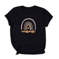 thumbnail image 3 of EQWLJWE Mama Shirt Women Mama Tshirt Rainbow Short Sleeve Shirt Mother Day Loose Cute Graphic Tees Tops, 3 of 5