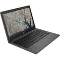 thumbnail image 3 of Reacondicionado, HP Chromebook 11.6" Reacondicionada, MediaTek MT8183 , 4GB, 64GB eMMC, Chrome OS, gris ceniza HP pantalla HD antirreflejos, 3 of 5