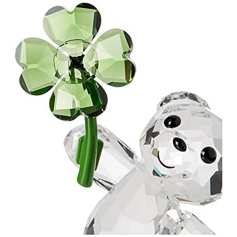 SWAROVSKI Kris Bear Lucky Charm Figurine, One Size, Green