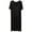 Black, variant on ibuvkizy Women Plus Size Dress,Womens Fashion Summer Dress,Fashion Women's Short Sleeve V-Neck Dress,Maxi Dress,Sun Dresses Maxi Dresses for Women 2025