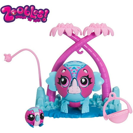 Zoobles Mama and Zoobling Triceratops #384