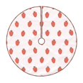 thumbnail image 1 of Fotbe Strawberry Pattern Christmas Tree Skirt, Tree Skirts Plush Christmas Decorations, Christmas Tree Skirts Xmas Decorations Holiday Party Decor-36", 1 of 6