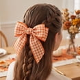 thumbnail image 6 of Ovzne Thanksgiving Wired Ribbon Pumpkin Maple Leaf Fall Decor, 6 of 6