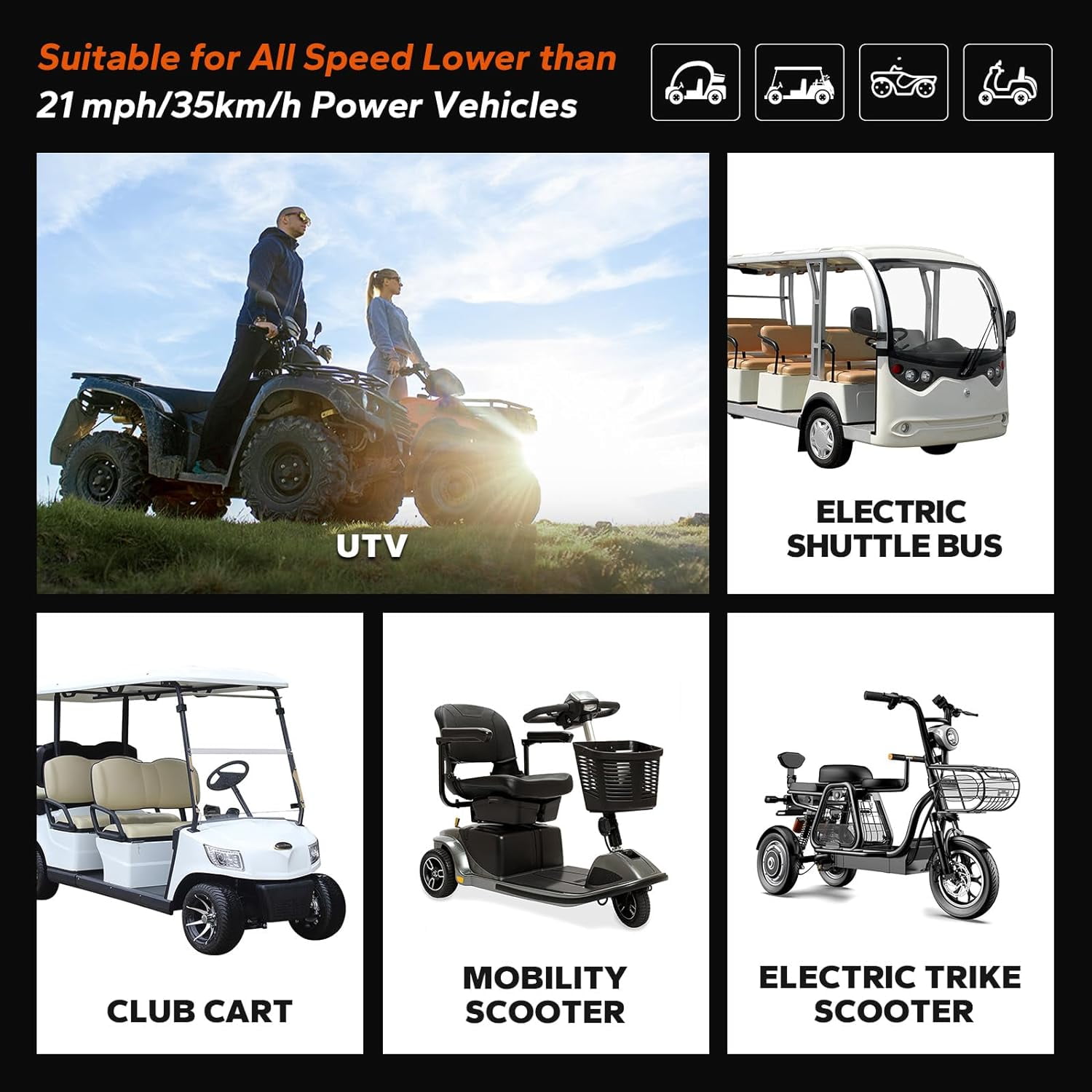 LiTime 48V 60Ah LiFePO4 Battery 120A BMS 4kW Motor Golf Cart Lithium Battery 3072Wh 6.14KW Output