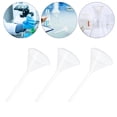 thumbnail image 2 of MasteelfCA 10pcs Laboratory Plastic Triangle Funnel 75mm Plastic Funnel for School Experiments, 2 of 8